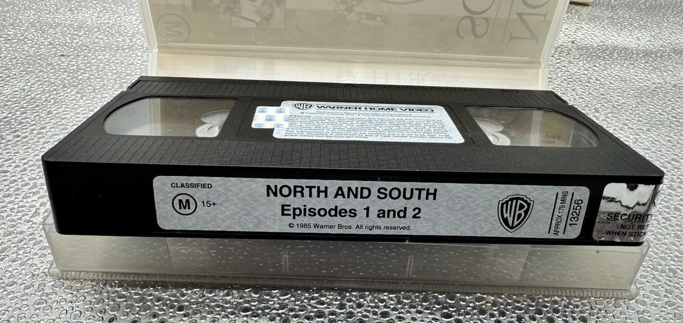 North and South Episodes 1, 2, 3, 4, 5 & 6 VHS Tapes In Good Condition 8970