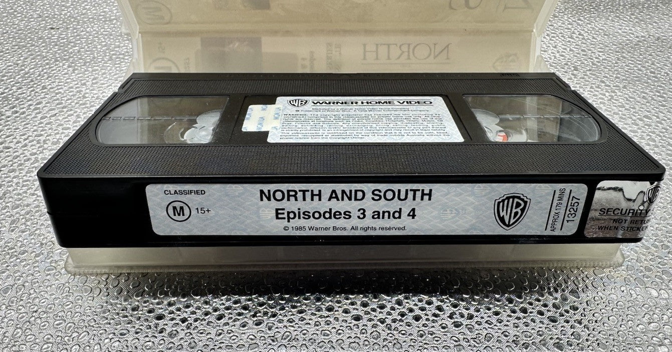 North and South Episodes 1, 2, 3, 4, 5 & 6 VHS Tapes In Good Condition 8970