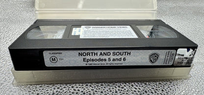 North and South Episodes 1, 2, 3, 4, 5 & 6 VHS Tapes In Good Condition 8970
