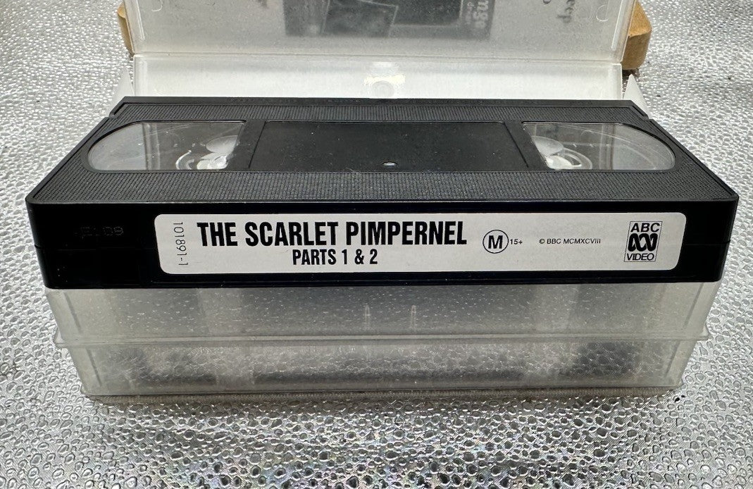 The Scarlet Pimpernel Double Tape VHS Tape Damaged Case In Good Condition 8969