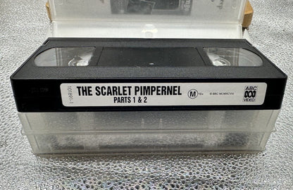 The Scarlet Pimpernel Double Tape VHS Tape Damaged Case In Good Condition 8969