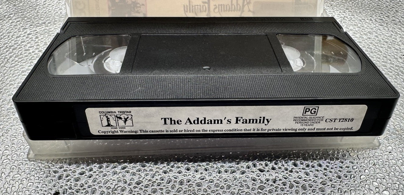 The Addams Family VHS Tape In Good Condition 8879