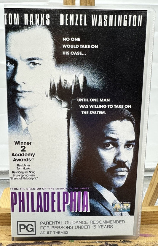 Philadelphia : Tom Hanks / Denzel Washington VHS Tape In Good Condition 8882