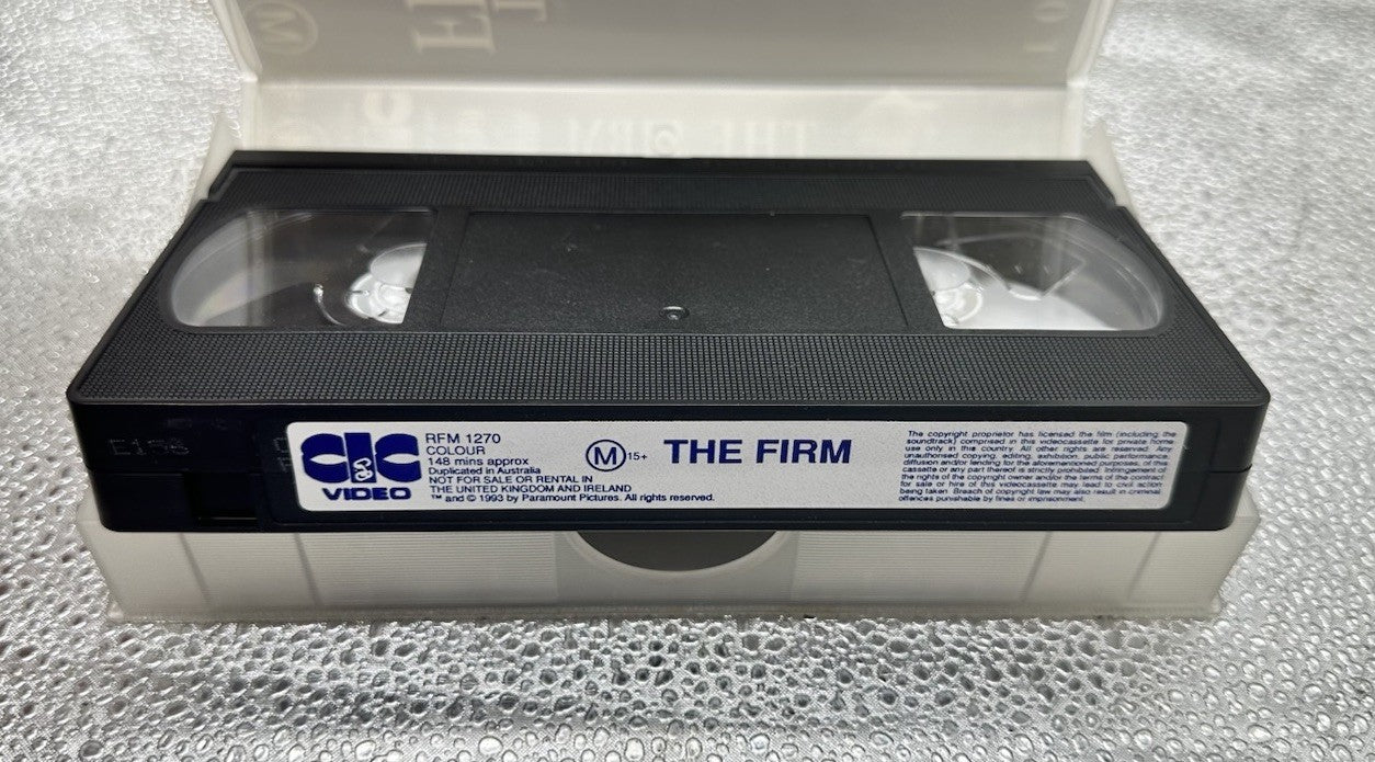 The Firm : Tom Cruise VHS Tape In Good Condition 8874