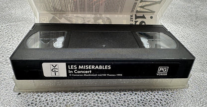 Les Misérables In Concert VHS Tape In Good Condition 8922