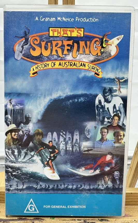 That's Surfing A History Of Australian Surfacing VHS Tape In Good Condition 8960