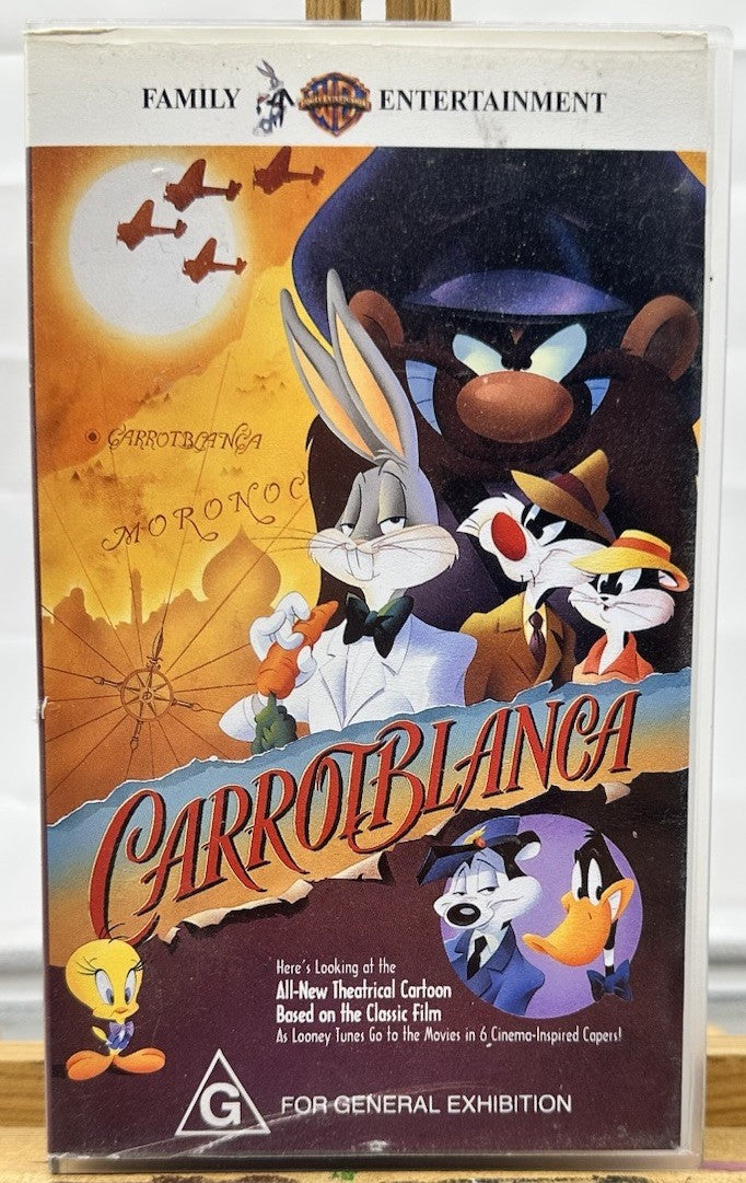Carrotblanca Warner Brothers VHS Tape In Good Condition 8793