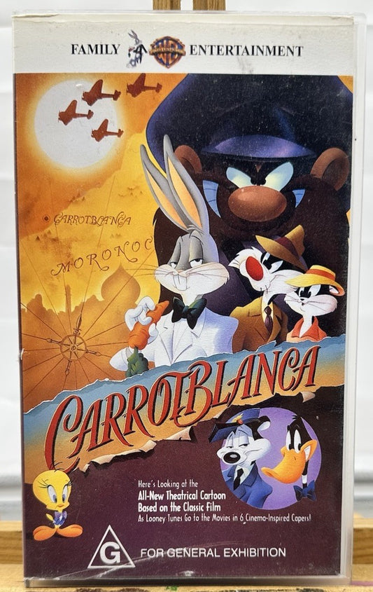 Carrotblanca Warner Brothers VHS Tape In Good Condition 8793