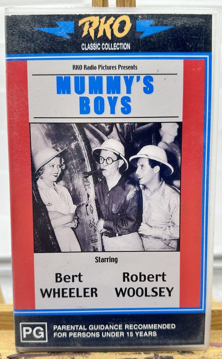 Mummy's Boys : RKO Classic Collection VHS Tape In Good Condition 8932