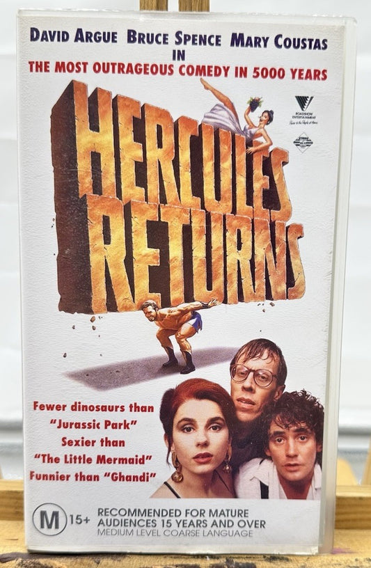 Hercules Returns VHS Tape In Good Condition 8934