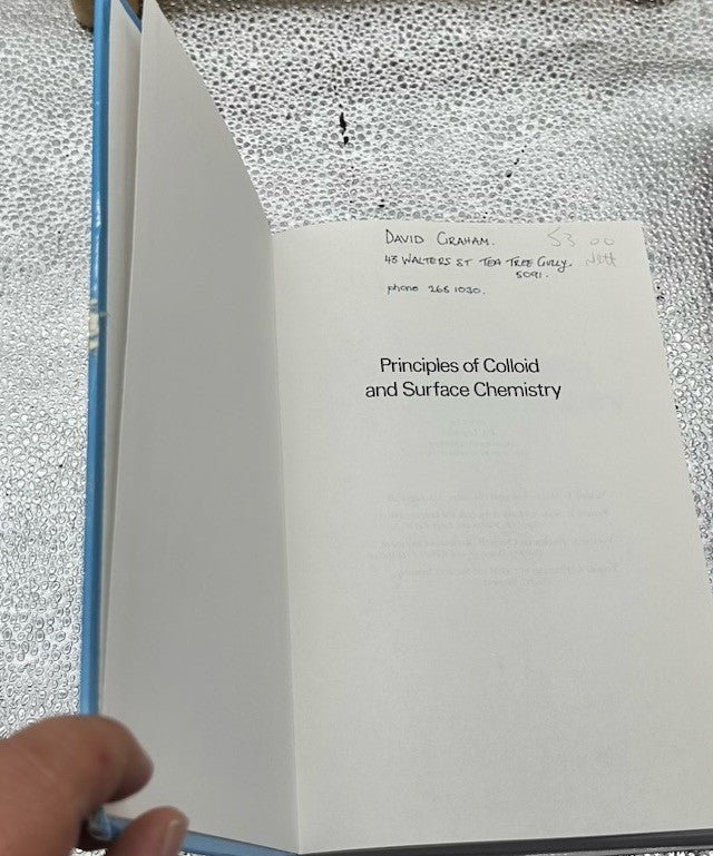 Principles of Colloid & Surface Chemistry, Frist Edition Textbook In GC 8720