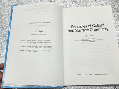 Principles of Colloid & Surface Chemistry, Frist Edition Textbook In GC 8720