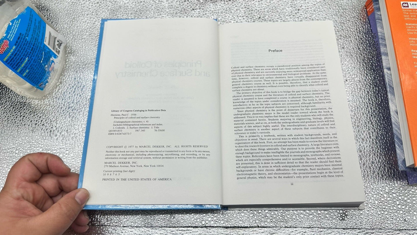 Principles of Colloid & Surface Chemistry, Frist Edition Textbook In GC 8720