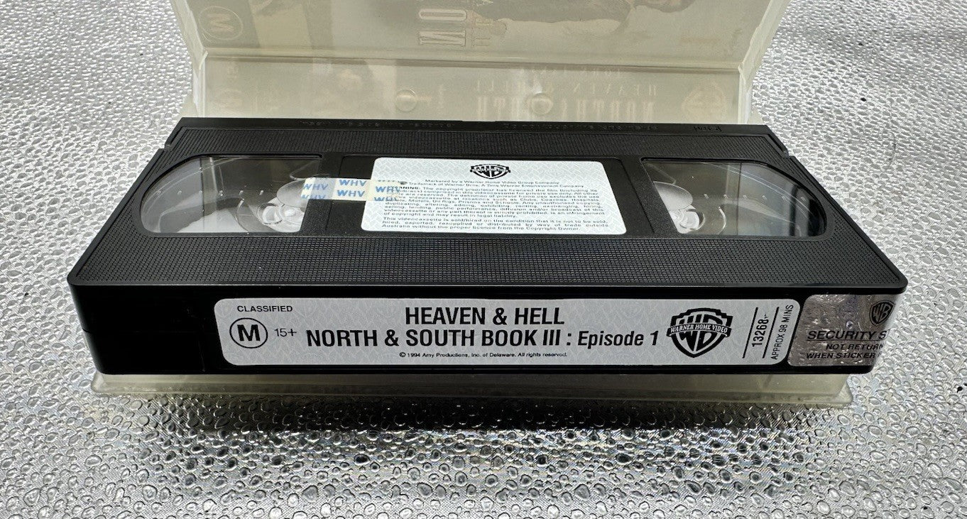 Heaven And Hell North And South Episode 1-2-3 VHS Tapes In Good Condition 8975