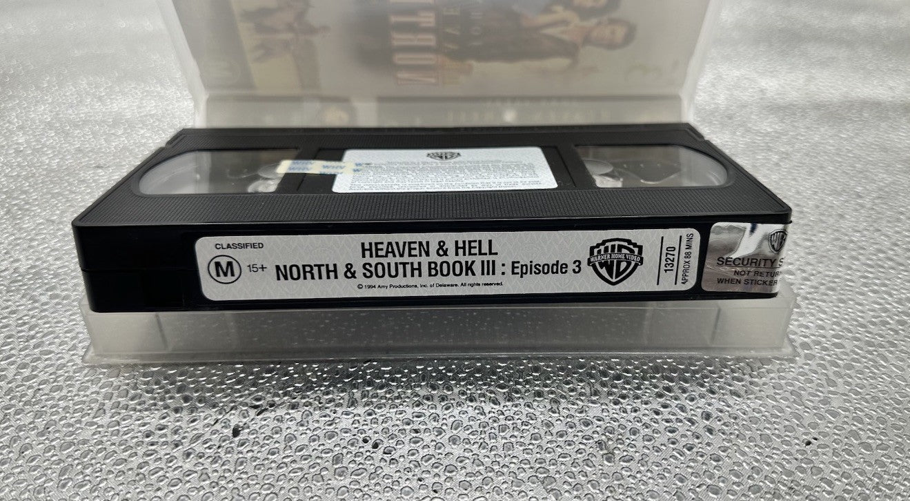 Heaven And Hell North And South Episode 1-2-3 VHS Tapes In Good Condition 8975