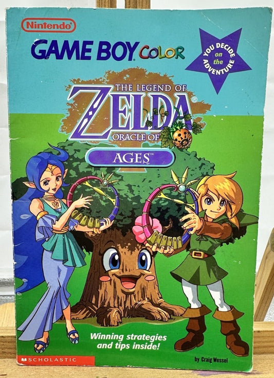 The Legend Of Zelda Oracle Of Ages Book by Craig Wessel Game Boy Color 2002 8608