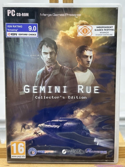 Gemini Rue Collector's Edition PC Game Windows - In Good Condition  8757
