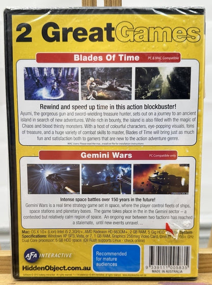 Blades Of Time PC Game Windows Brand New Sealed 8808