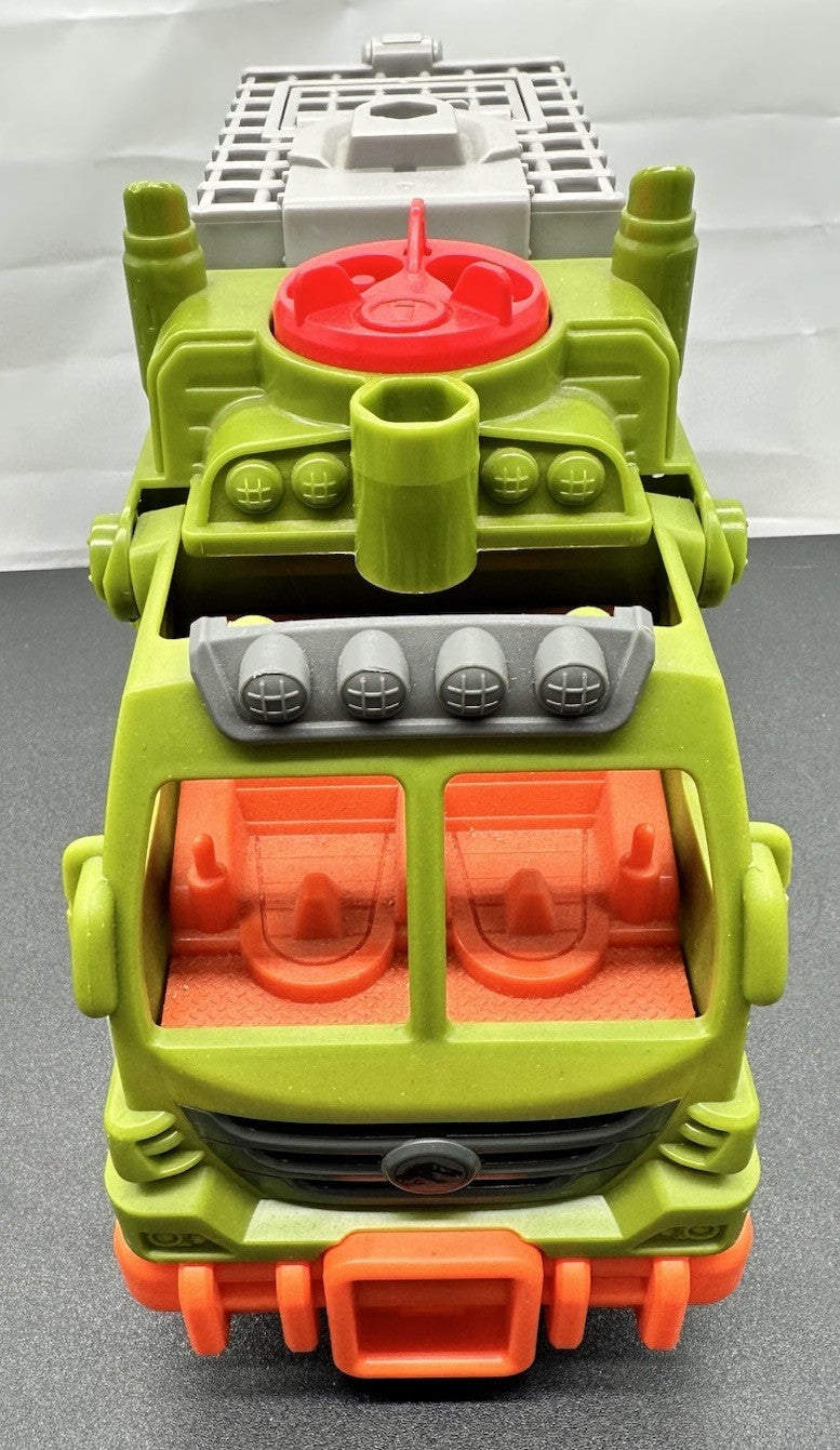 Imaginext Jurassic World Dinosaur Truck Hauler 2017 Action Release Ramp Cage8800