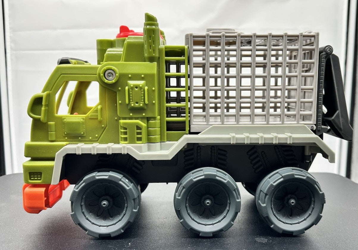 Imaginext Jurassic World Dinosaur Truck Hauler 2017 Action Release Ramp Cage8800