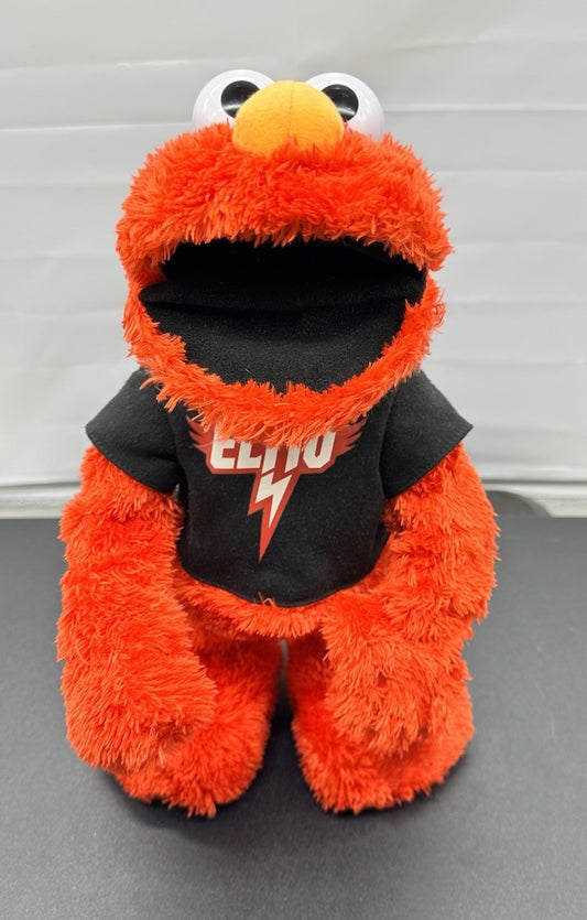 Let's Rock Elmo Animated Singing 14'' Plush Sesame Street Hasbro Toy 2010 (8735)