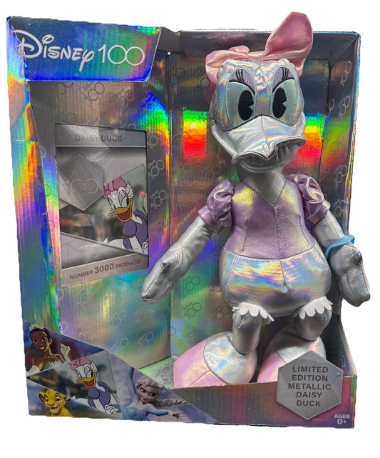 Disney 100 Daisy Duck Metallic Plush - Limited Edition 3000 only - UNOPENED 8843