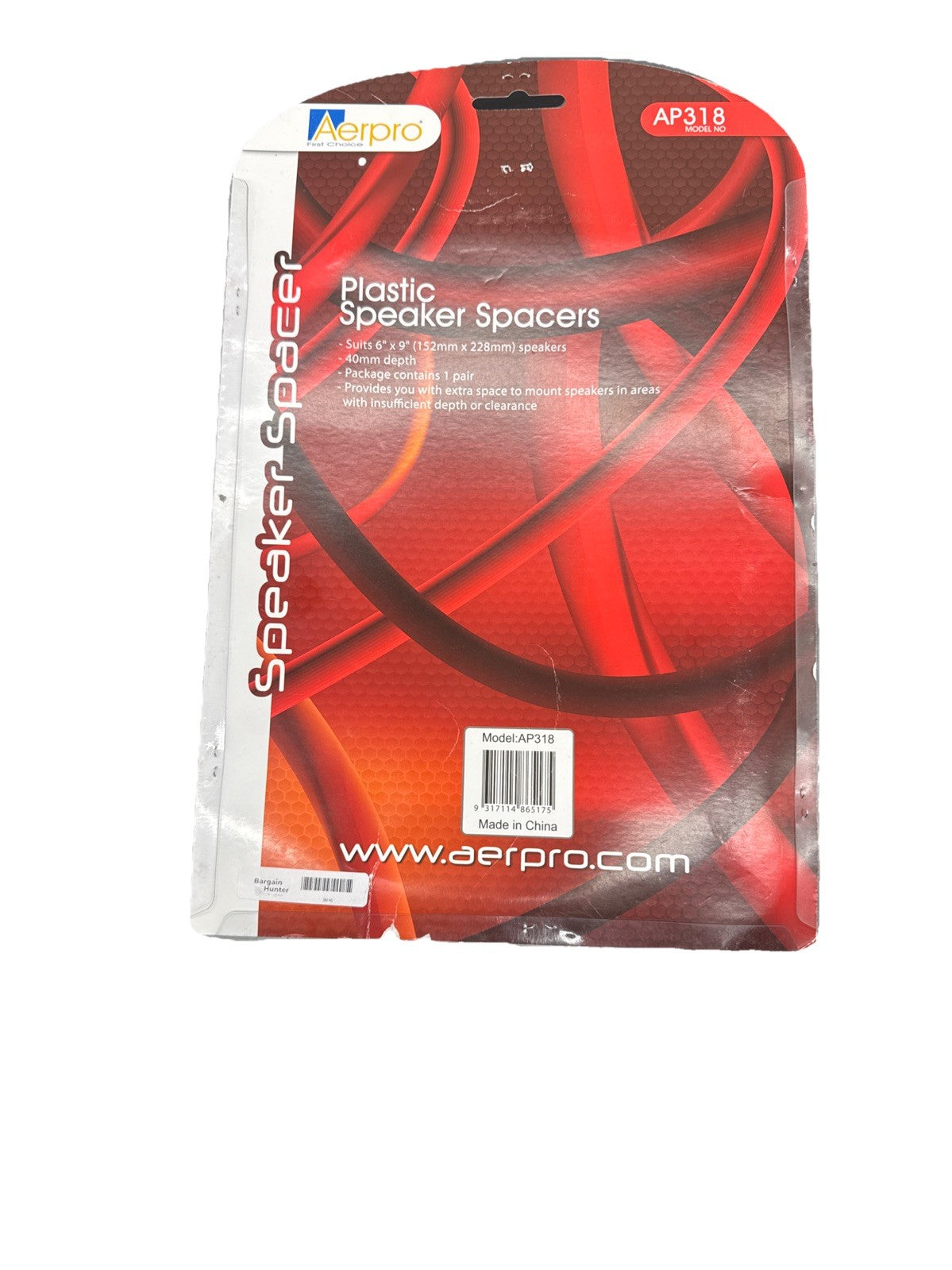 Aerpro Speaker Spacers 6x9" Plastic Pair AP318 New 8816