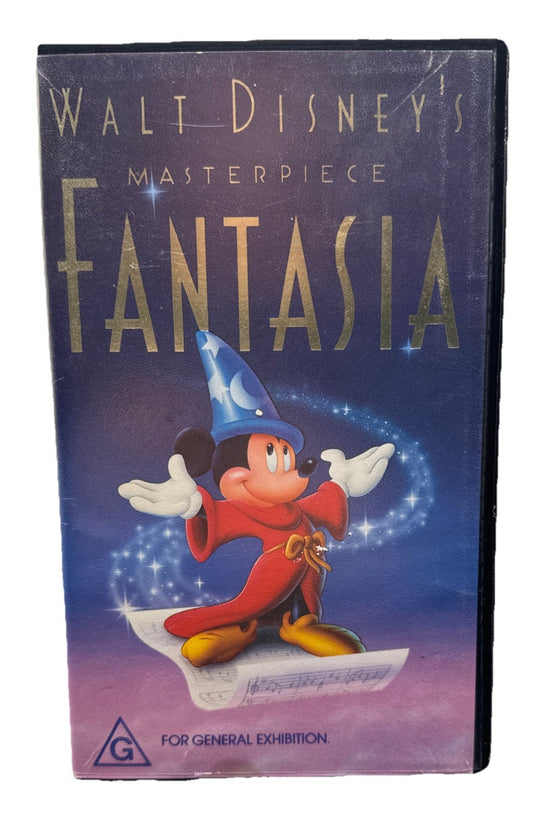 Walt Disney's Masterpiece Fantasia  VHS Tape In Good Condition 9213