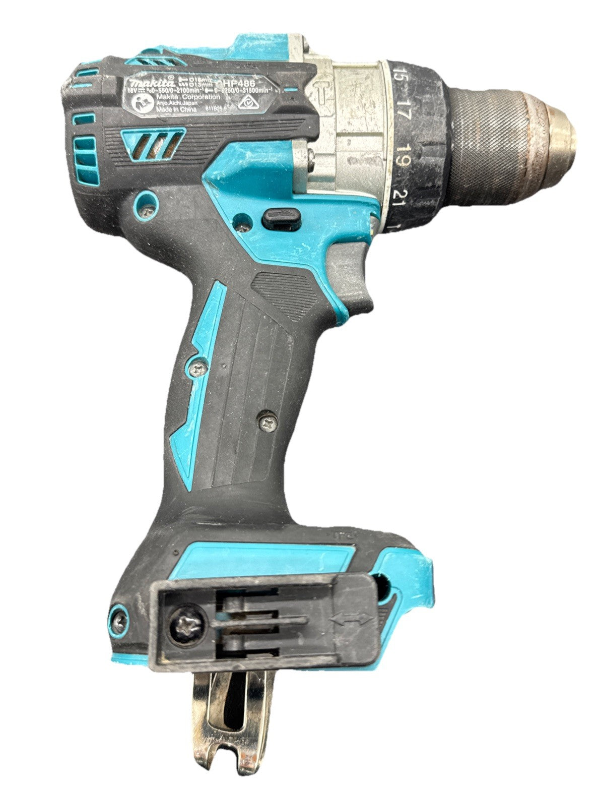 Makita 18v Hammer Drill BHP486 Skin Only In Good Condition 9080