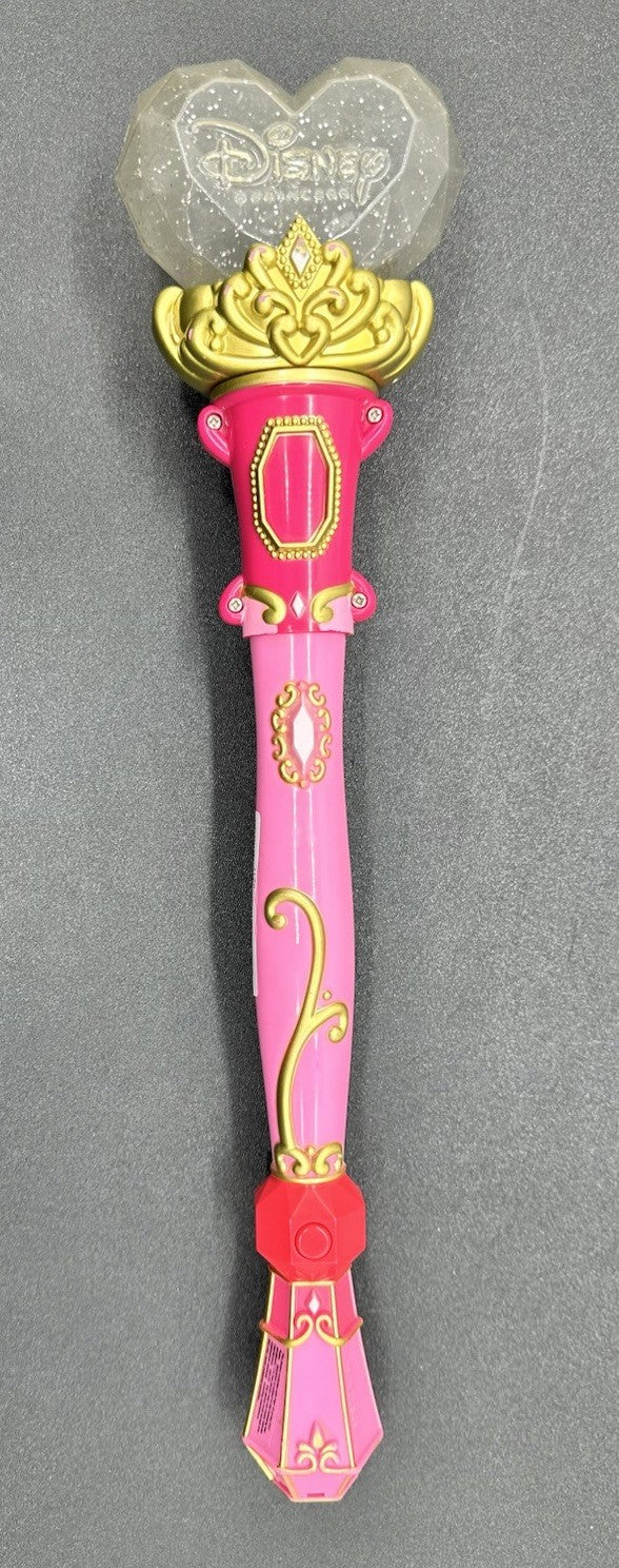 Disney Princess 15" Magical Light Up Wand 2007 Spin Master Aurora, Ariel & Belle