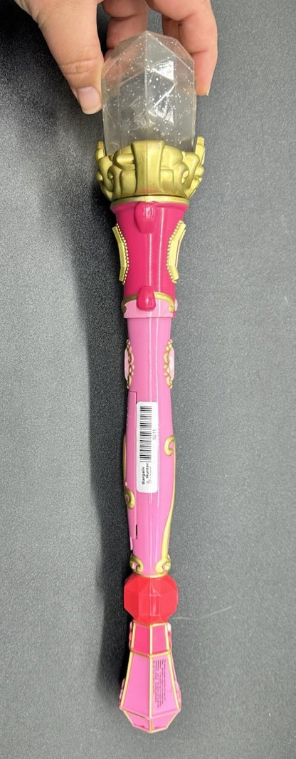 Disney Princess 15" Magical Light Up Wand 2007 Spin Master Aurora, Ariel & Belle