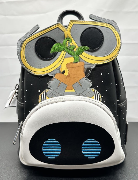 Loungefly Funko Pop Disney Pixar Wall-E & Eve Earth Day Mini Backpack In GC9206