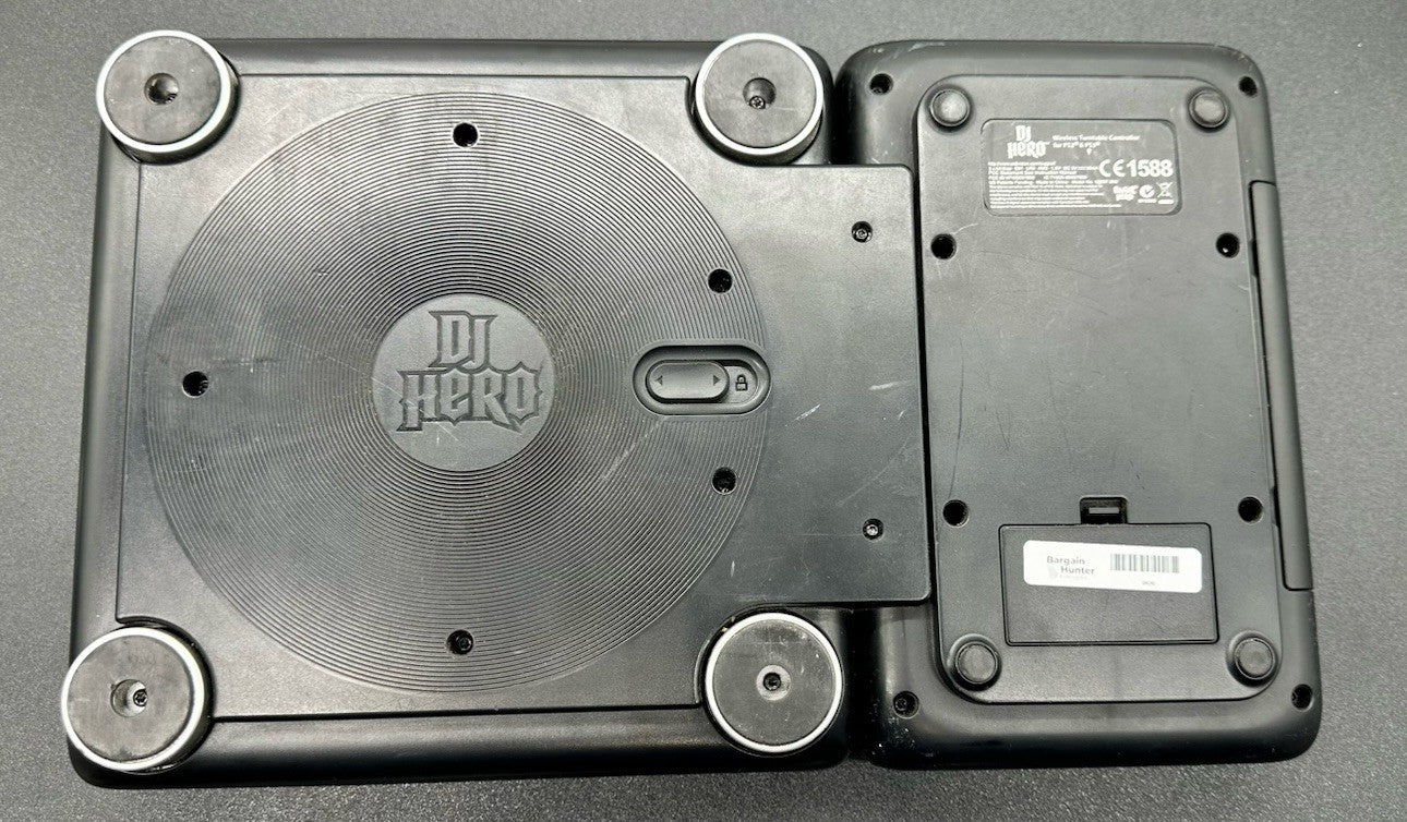 DJ Hero Wireless Turntable Controller for PS2, PS3 - Tested - NO DONGLE 8826
