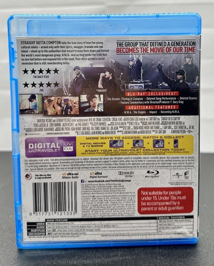 Straight Outta Compton Blu-Ray In Good Condition 5989
