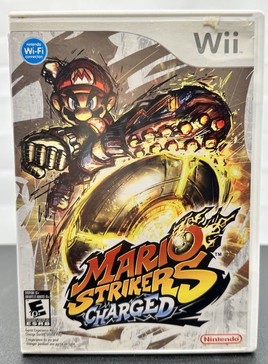 Mario Strikers Charged Nintendo Wii NTSC U/C Incomplete Game Missing Manual 9196