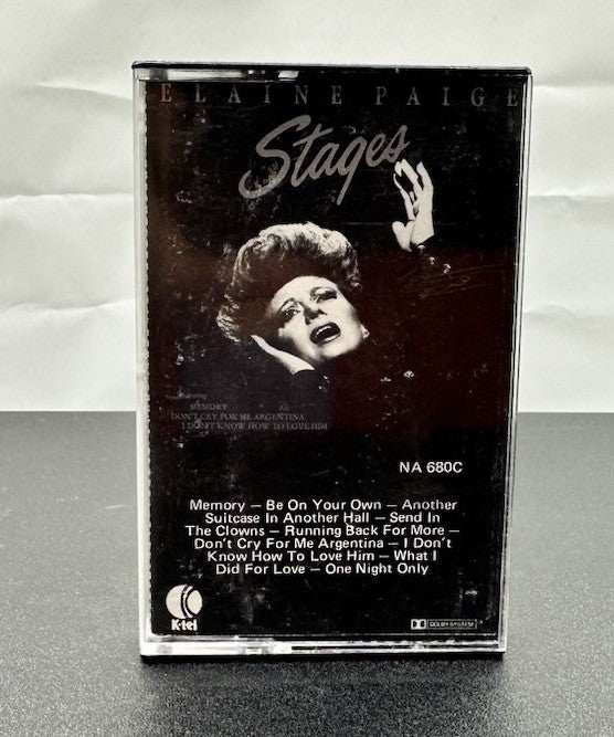 Elaine Paige : Stages Cassette Tape In Good Condition 7675