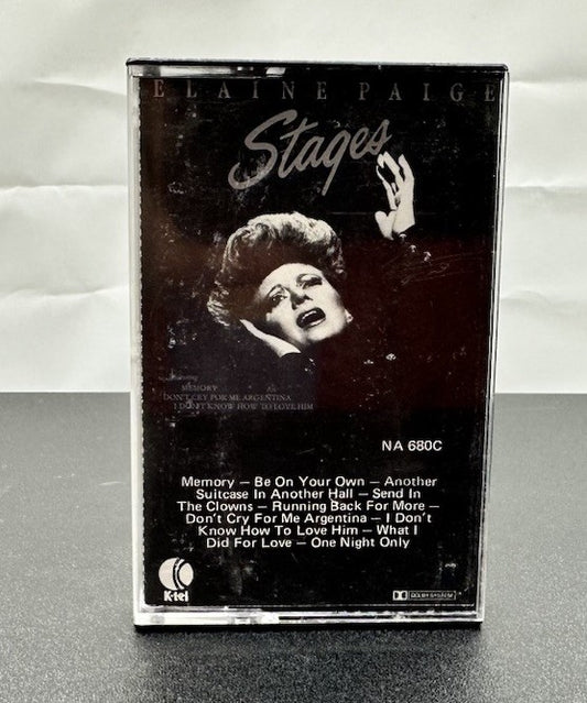 Elaine Paige : Stages Cassette Tape In Good Condition 7675