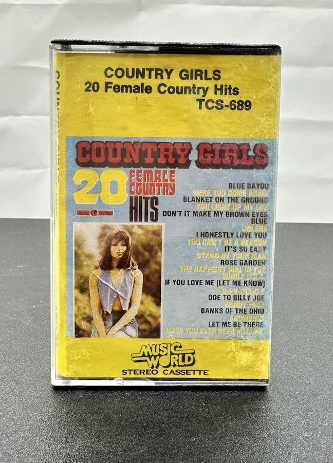 Country Girls 20 Female Country Hits Cassette Tape In Good Condition 8068