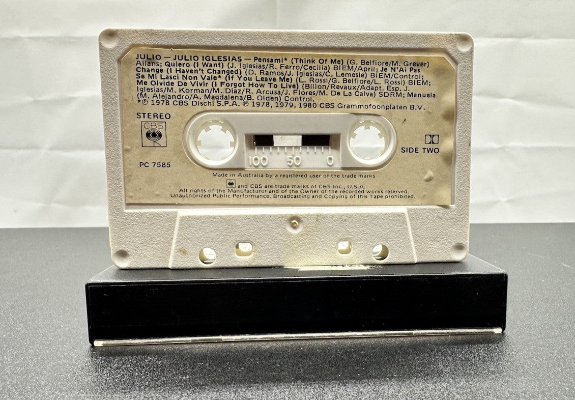 Julio : Julio Iglesias Cassette Tape In Good Condition 8093