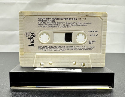 Country Music Superstars Cassette Tape In Good Condition 7950