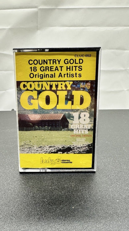 Country Gold 18 Great Hits Cassette Tape In Good Condition 7970