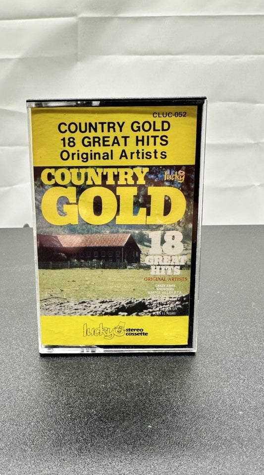 Country Gold 18 Great Hits Cassette Tape In Good Condition 7970