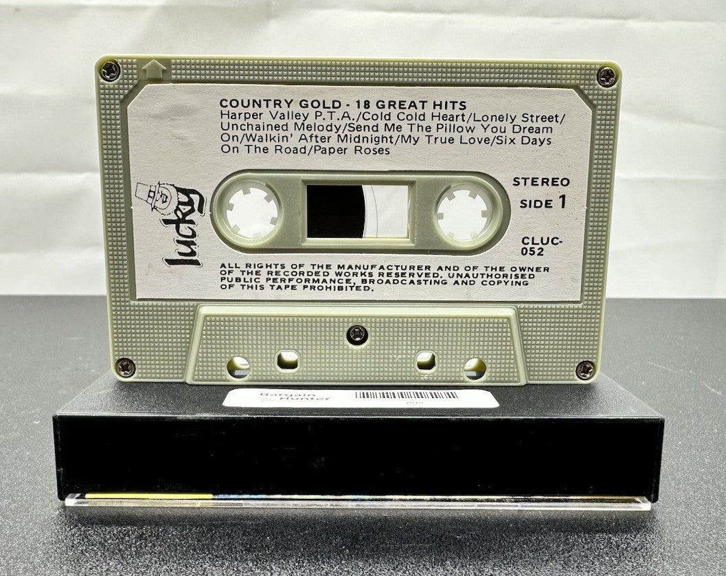 Country Gold 18 Great Hits Cassette Tape In Good Condition 7970
