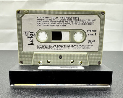 Country Gold 18 Great Hits Cassette Tape In Good Condition 7970