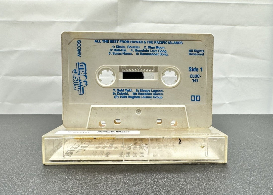 All The Best From Hawaii & The Pacific Islands Cassette Tape In Good Cond 7609