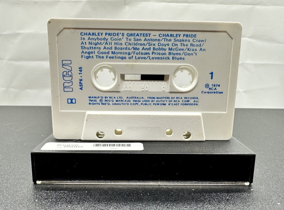 Charley Pride's Greatest : Charley Pride Cassette Tape In Good Condition 7635