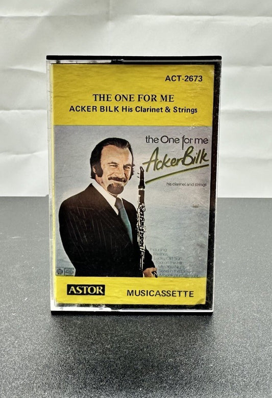 The One For Me : Acker Bilk His Clarinet & Strings Cassette Tape In GC 7640