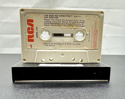 Jim Reeves Greatest Volume 2 Cassette Tape In Good Condition 7960