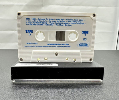 Remembering The 40's Cassette Tape In Good Condition 6672