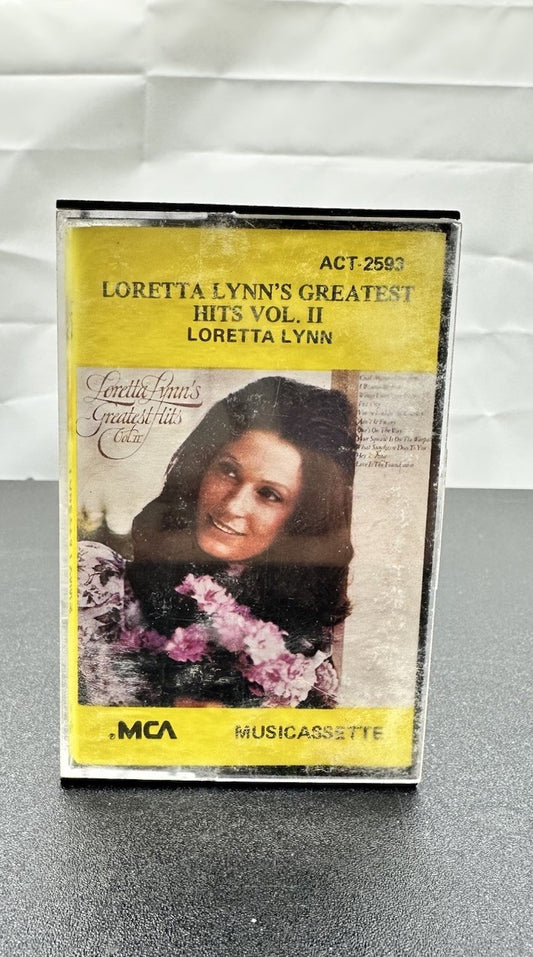 Loretta Lynn's Greatest Hits Vol. 2 Cassette Tape In Good Condition 7808